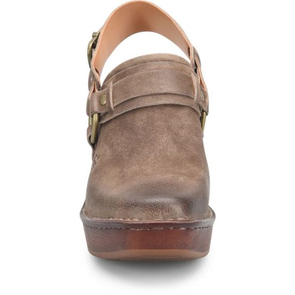 Born | For Women Hudson Clogs - Taupe Distressed (Tan)