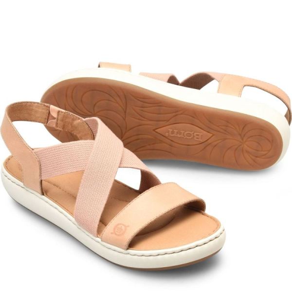 Born | For Women Jayla Sandals - Blush Peach Combo (Pink)