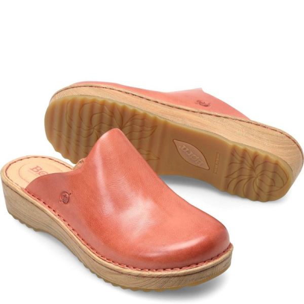 Born | For Women Andy Clogs - Rust Cayenne (Red)