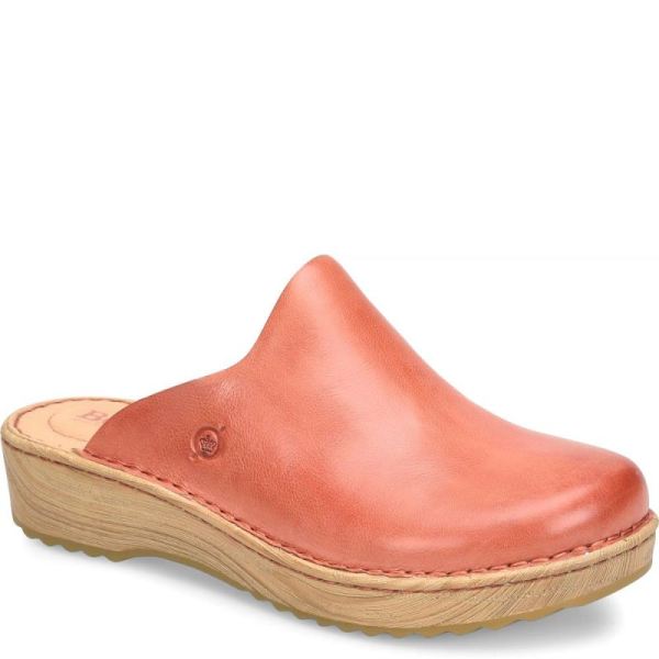 Born | For Women Andy Clogs - Rust Cayenne (Red)