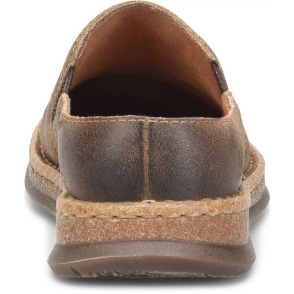 Born | For Men Bryson Clog Slip-Ons & Lace-Ups - Taupe Avola distressed (Tan)