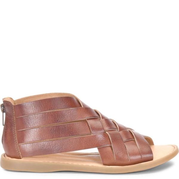 Born | For Women Iwa Woven Sandals - Dark Tan Bourbon (Brown)