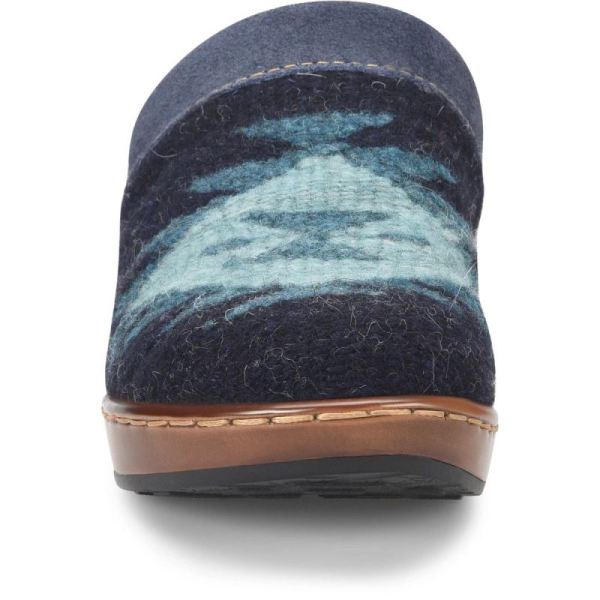 Born | For Women Bandy Blanket Clogs - Indigo Blanket Combo (Blue)