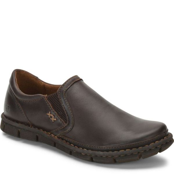 Born | For Men Sawyer Slip-Ons & Lace-Ups - Dark Castano (Brown)