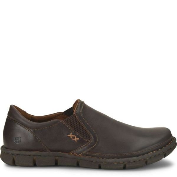 Born | For Men Sawyer Slip-Ons & Lace-Ups - Dark Castano (Brown)