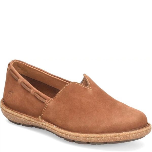 Born | For Women Naya Slip-Ons & Lace-Ups - Maple Leaf Nubuck (Tan)