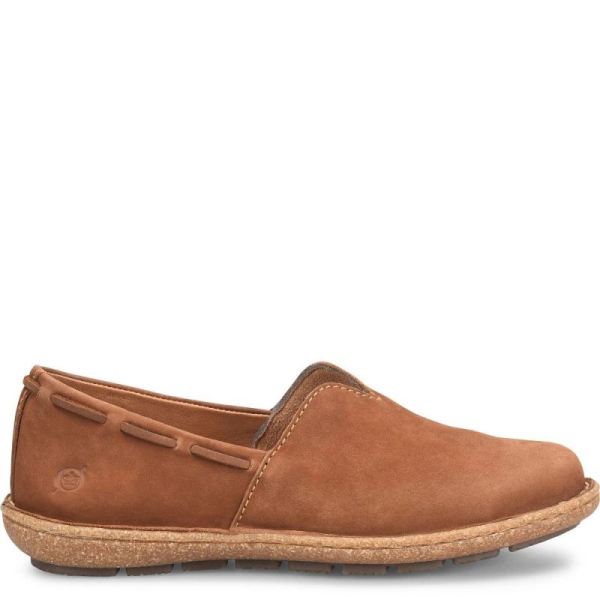 Born | For Women Naya Slip-Ons & Lace-Ups - Maple Leaf Nubuck (Tan)