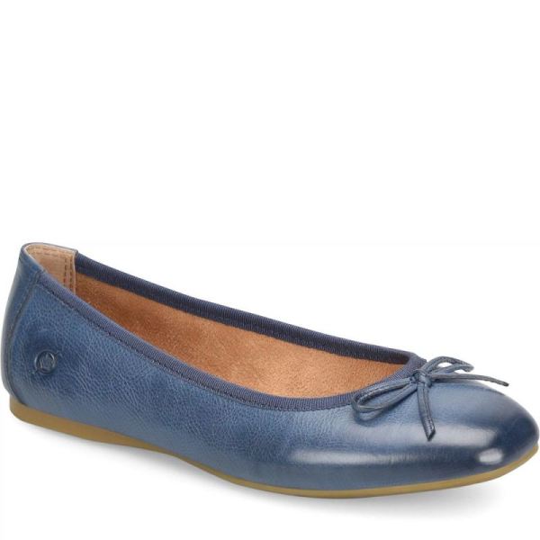 Born | For Women Brin Flats - Navy Marine (Blue)