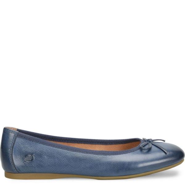 Born | For Women Brin Flats - Navy Marine (Blue)