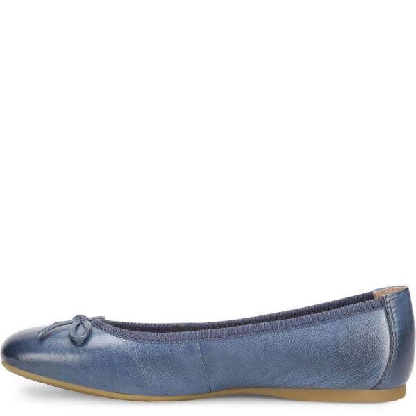 Born | For Women Brin Flats - Navy Marine (Blue)