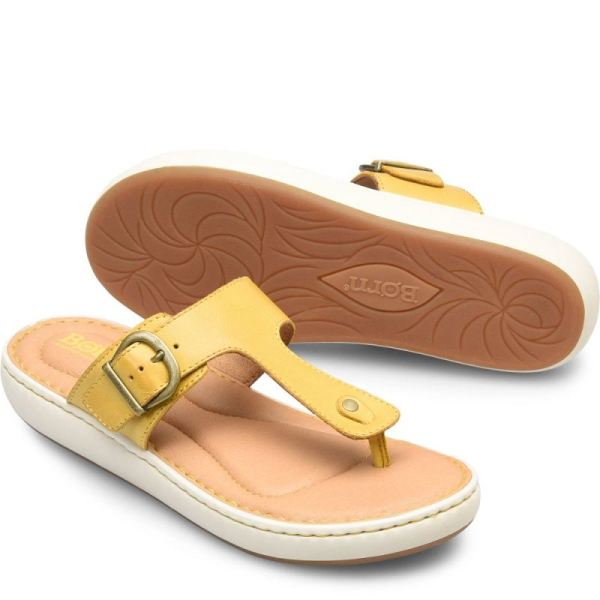 Born | For Women Jules Sandals - Yellow Lemon (Yellow)