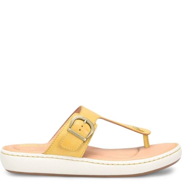 Born | For Women Jules Sandals - Yellow Lemon (Yellow)