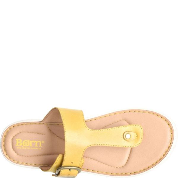 Born | For Women Jules Sandals - Yellow Lemon (Yellow)