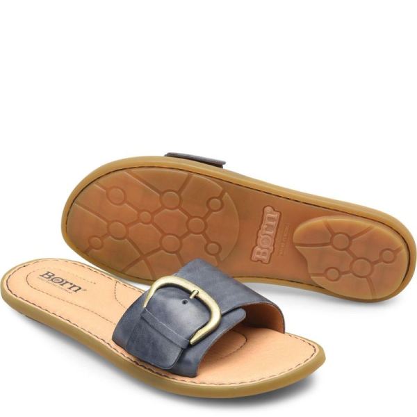 Born | For Women Miarra Sandals - Navy Oceano (Blue)