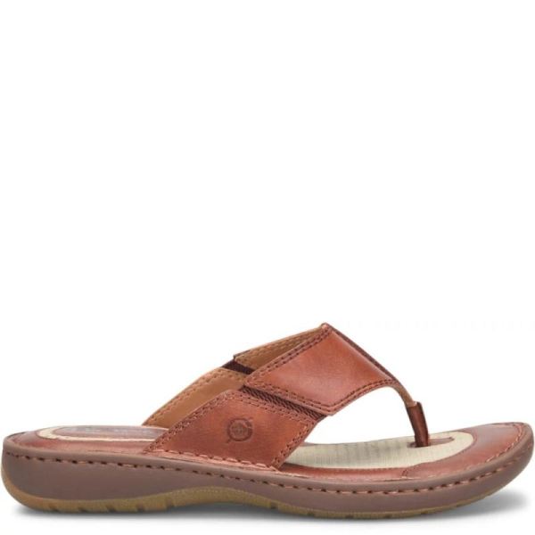 Born | For Men Corvo Sandals - Dark Tan Bourbon (Brown)