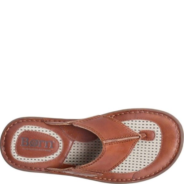 Born | For Men Corvo Sandals - Dark Tan Bourbon (Brown)