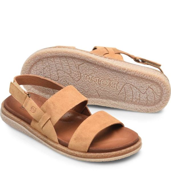 Born | For Women Cadyn Sandals - Camel Suede (Tan)