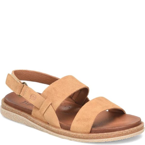 Born | For Women Cadyn Sandals - Camel Suede (Tan)