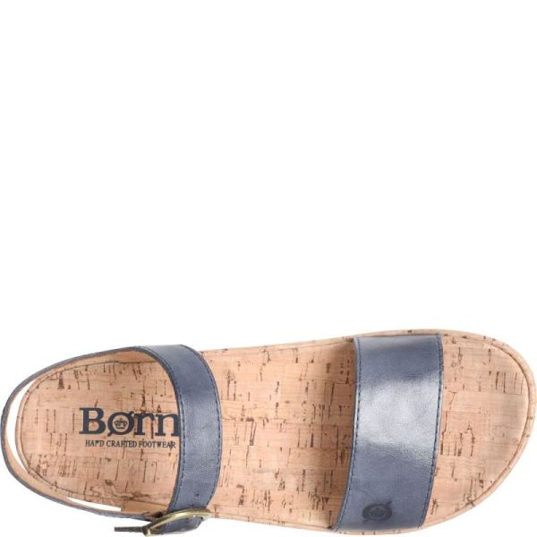 Born | For Women Sari Sandals - Navy Oceano (Blue)