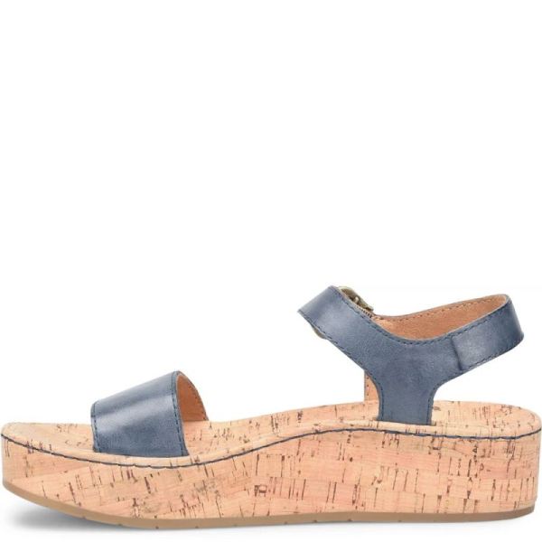 Born | For Women Sari Sandals - Navy Oceano (Blue)