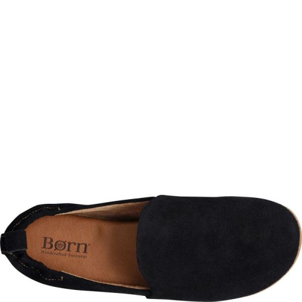 Born | For Women Margarite Slip-Ons & Lace-Ups - Black Suede (Black)