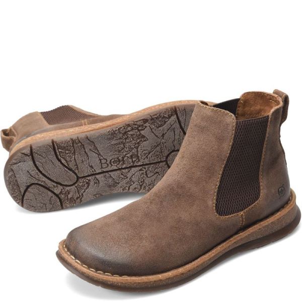 Born | For Men Brody Boots - Taupe Avola Distressed (Tan)