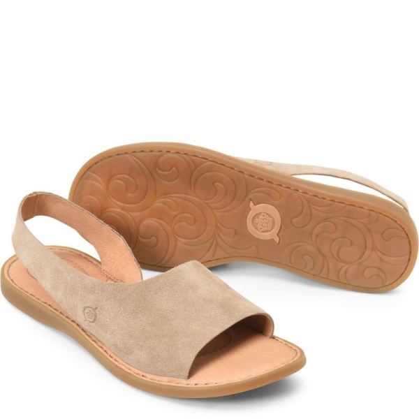 Born | For Women Inlet Sandals - Taupe Suede (Tan)