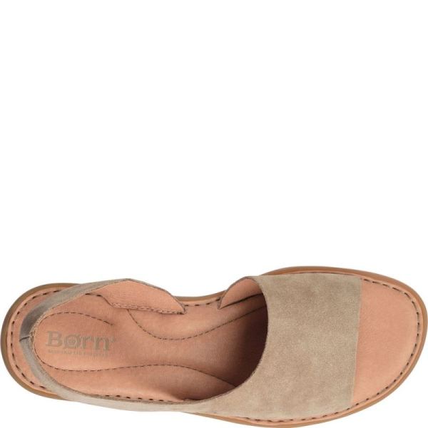 Born | For Women Inlet Sandals - Taupe Suede (Tan)