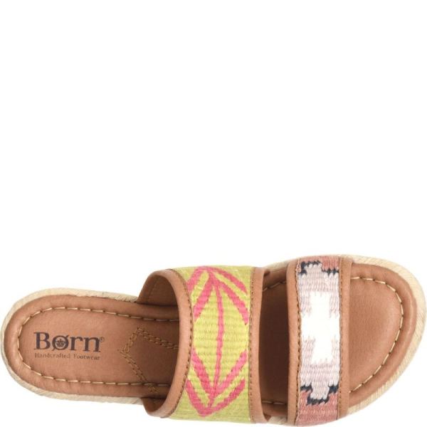 Born | For Women Ellie Sandals - Green Fabric (Green)