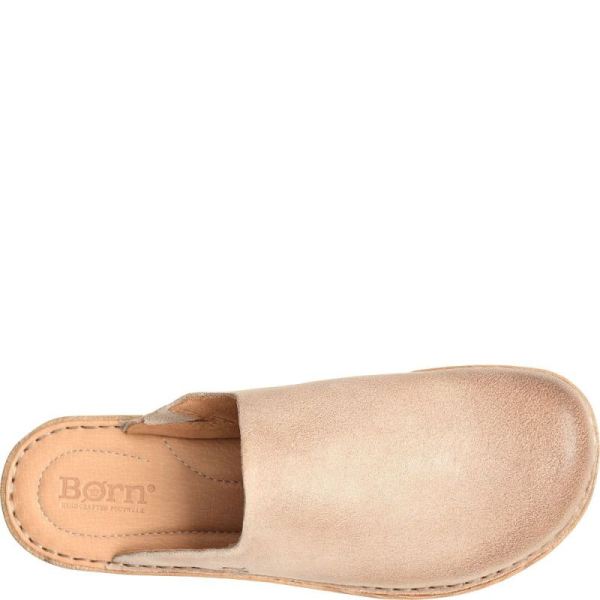 Born | For Women Andy Clogs - Cream Visone Distressed (Tan)