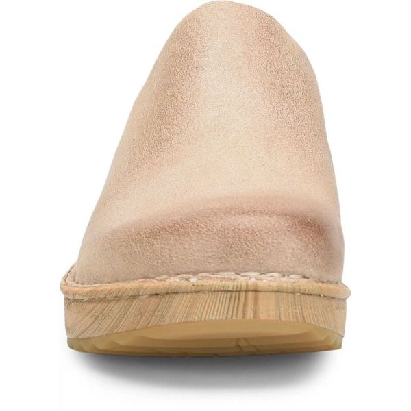 Born | For Women Andy Clogs - Cream Visone Distressed (Tan)