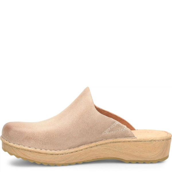 Born | For Women Andy Clogs - Cream Visone Distressed (Tan)