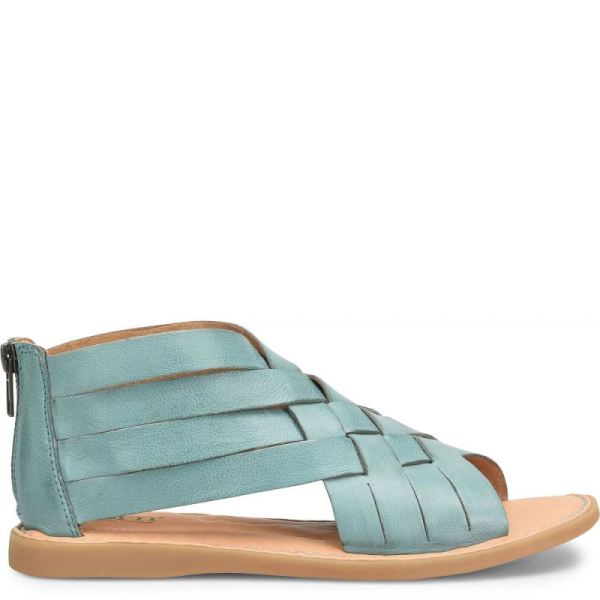 Born | For Women Iwa Woven Sandals - Turquoise Lagoon (Green)