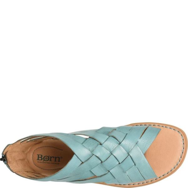 Born | For Women Iwa Woven Sandals - Turquoise Lagoon (Green)