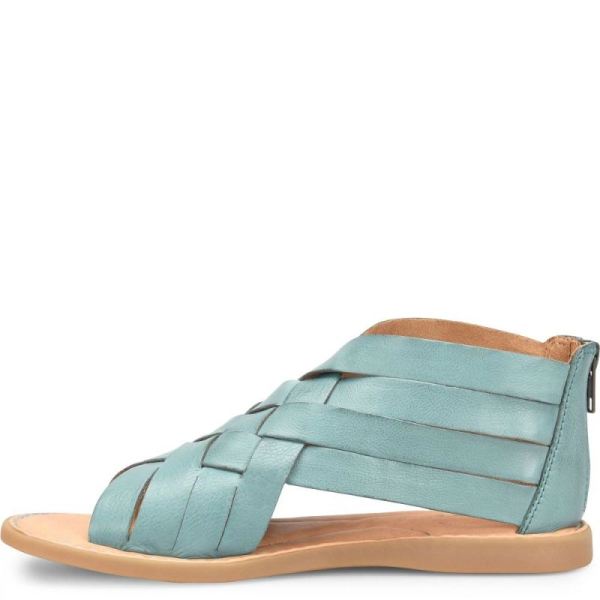 Born | For Women Iwa Woven Sandals - Turquoise Lagoon (Green)