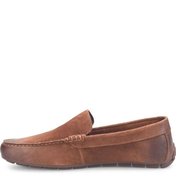 Born | For Men Allan Slip-Ons & Lace-Ups - Rust Tobacco Distressed (Brown)