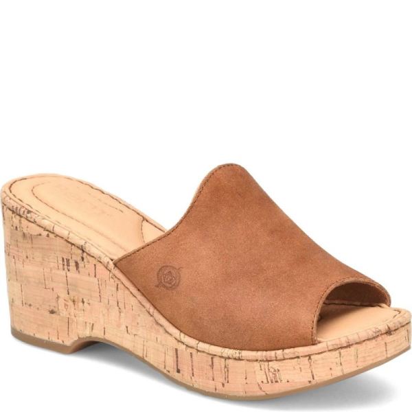 Born | For Women Lilah Sandals - Tan Camel Distressed (Tan)