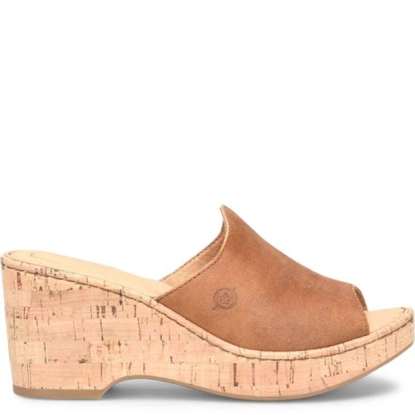 Born | For Women Lilah Sandals - Tan Camel Distressed (Tan)