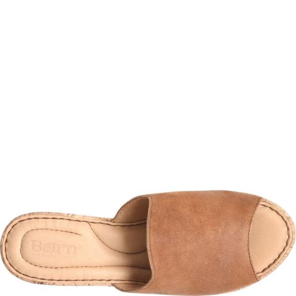 Born | For Women Lilah Sandals - Tan Camel Distressed (Tan)