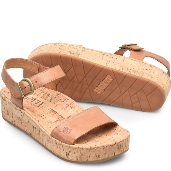 Born | For Women Sari Sandals - Cuoio Brown (Brown)