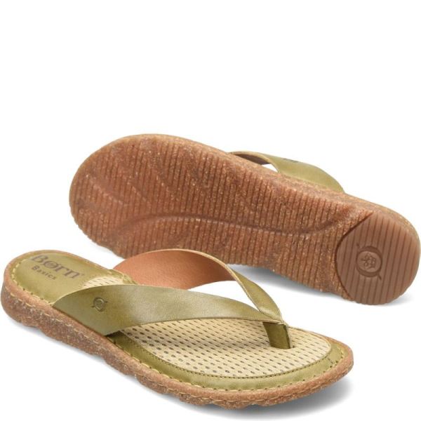 Born | For Women Bora Basic Sandals - Olive (Green)