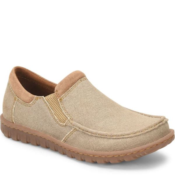 Born | For Men Gudmund Slip-Ons & Lace-Ups - Natural Canvas (Tan)