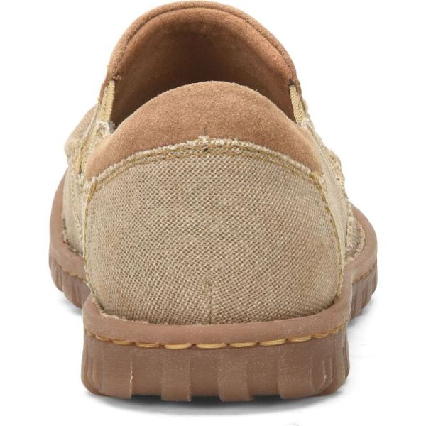 Born | For Men Gudmund Slip-Ons & Lace-Ups - Natural Canvas (Tan)