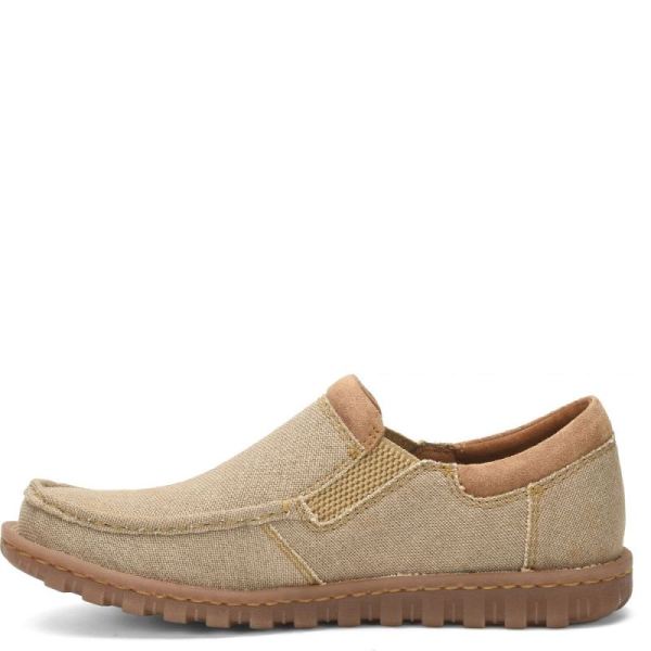 Born | For Men Gudmund Slip-Ons & Lace-Ups - Natural Canvas (Tan)