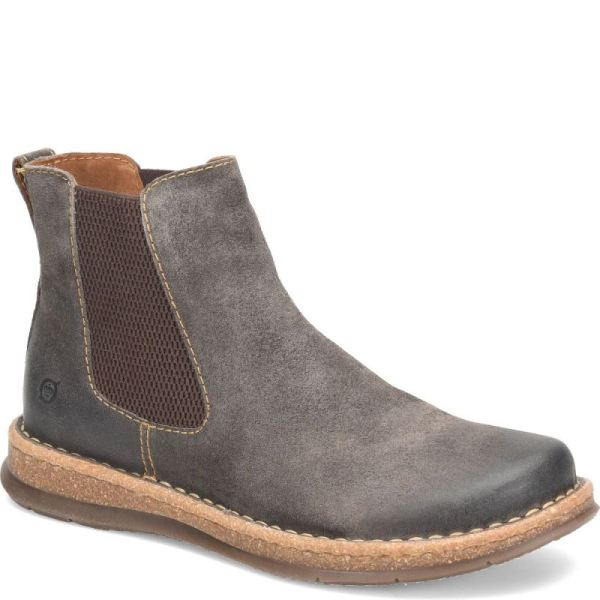 Born | For Men Brody Boots - Dark Concrete Distressed (Grey)