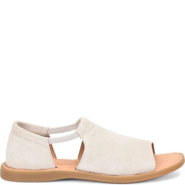 Born | For Women Cove Modern Sandals - Cream Porcellana Suede (White)