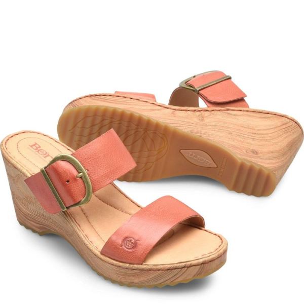 Born | For Women Emily Sandals - Rust Cayenne (Red)