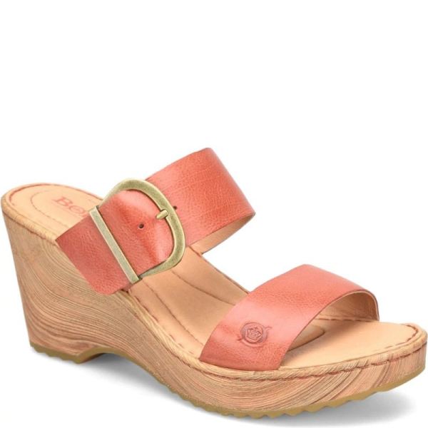 Born | For Women Emily Sandals - Rust Cayenne (Red)