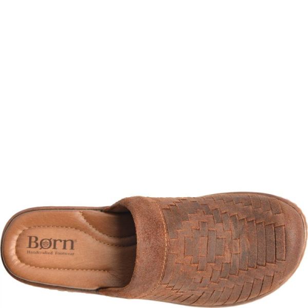 Born | For Women Yucatan Distressed Clogs - Glazed Ginger (Brown)