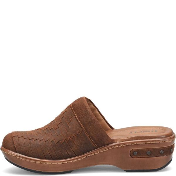 Born | For Women Yucatan Distressed Clogs - Glazed Ginger (Brown)